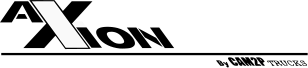 AXION Carrrosserie noir et blanc mini